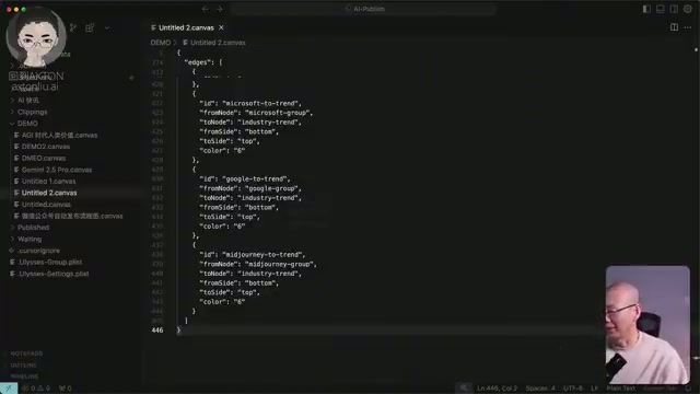 效率神器：用AI+Obsidian Canvas一分钟生成专业脑图，告别无聊PPT
